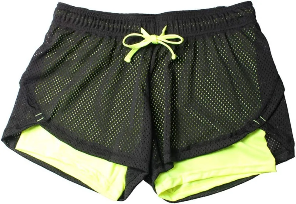 Women's Shorts Comfy Relaxed Fit Running Athletic Loose Solid Quick Dry for Gym Workout Track