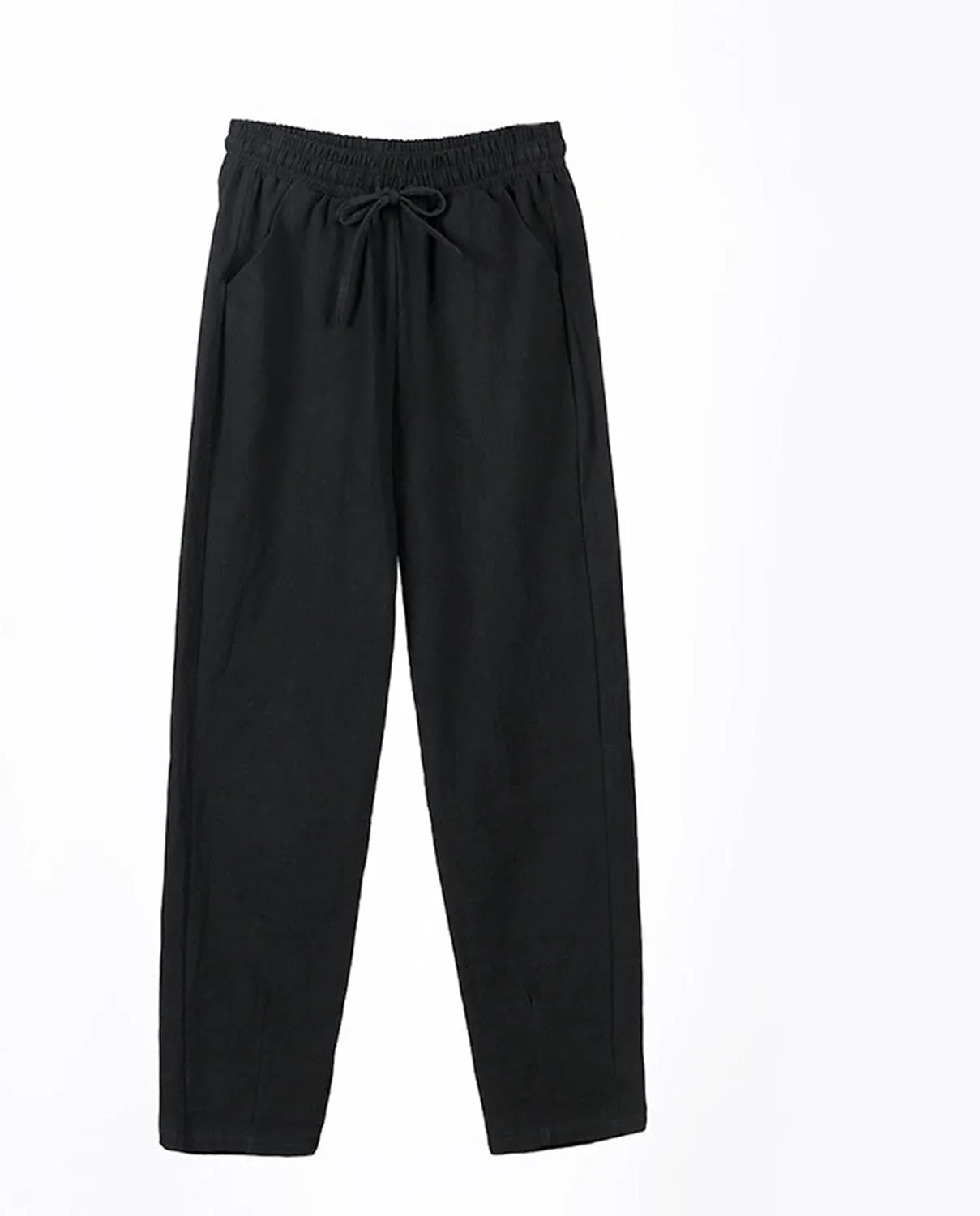 Womens Sweatpants, Peasant Pants Casual Straight Leg Plus Size Linen Lounge Stretchy