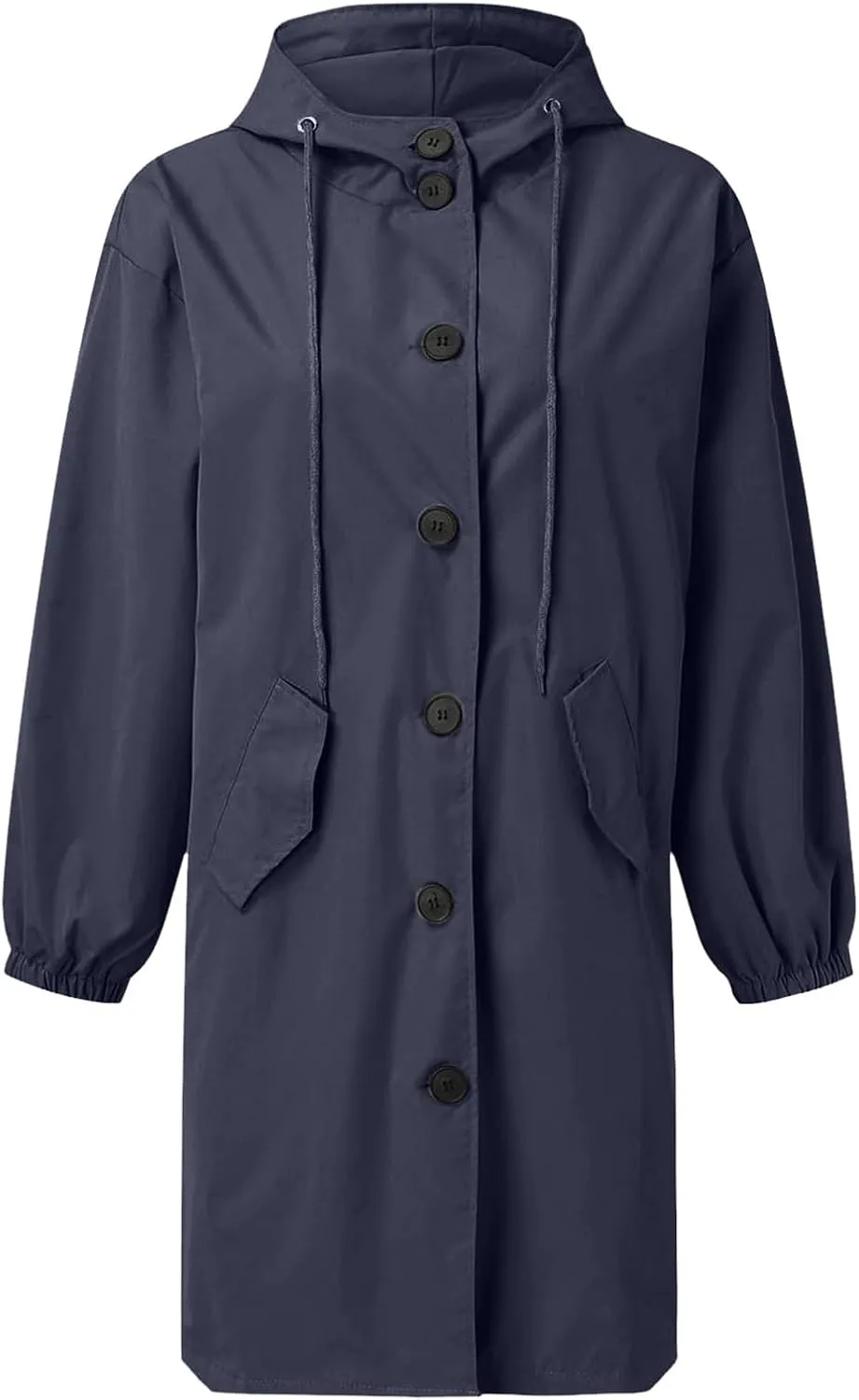 Womens Wool Blend Long Pea Coats Jackets Slim Fit Open Front Outerwear Casual Winter Overcoats