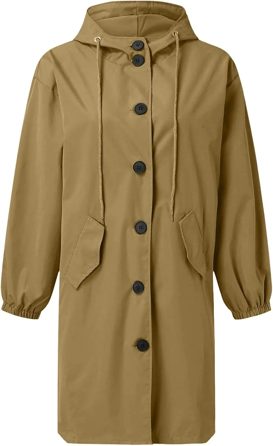 Womens Wool Blend Long Pea Coats Jackets Slim Fit Open Front Outerwear Casual Winter Overcoats