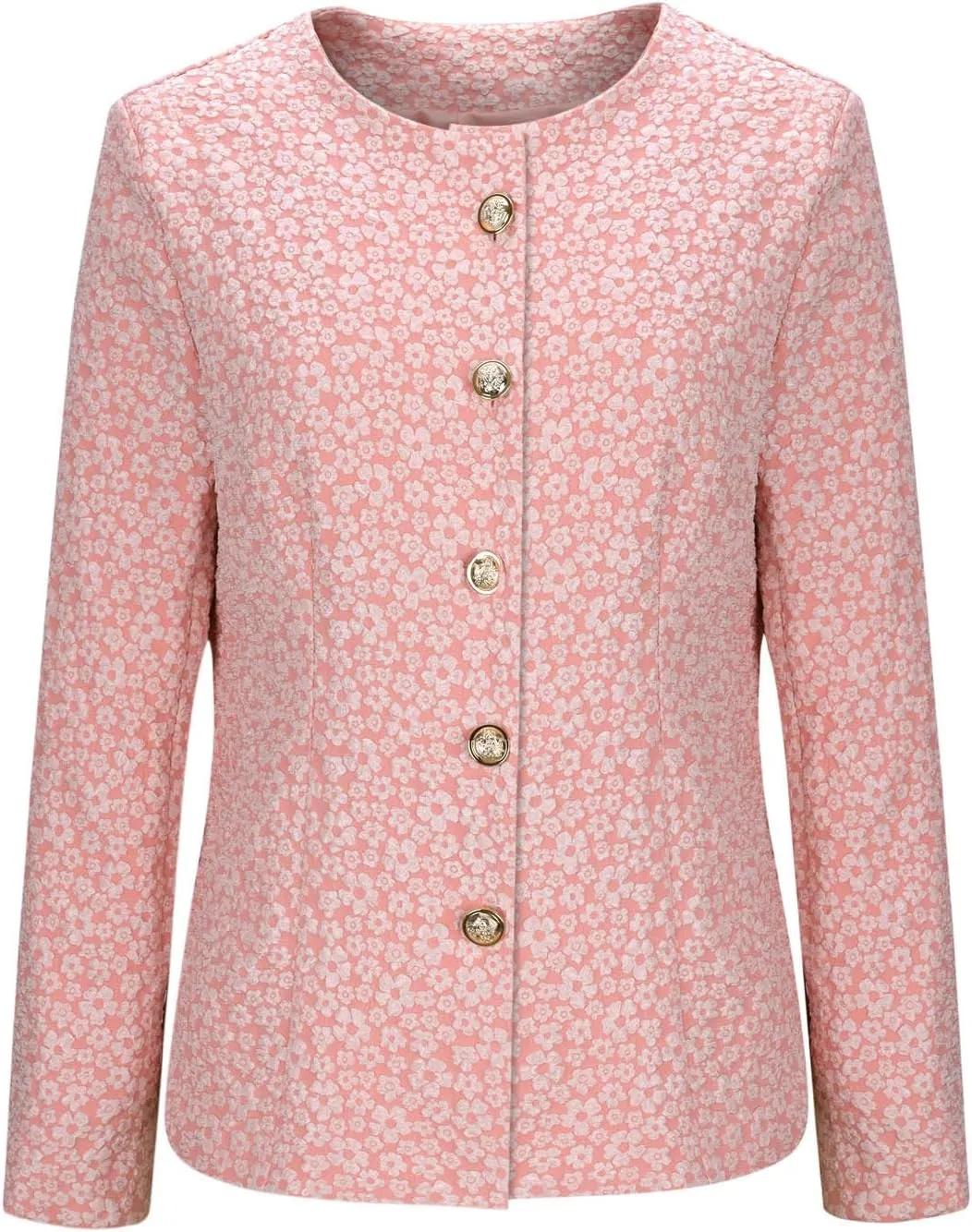 Xiaojmake Women Business Blazer Lightweight Casual Solid Lapel Thin Open Front Outerwear with Pocket Button Down Jacket 2025