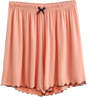 ZDRZK Womens Shorts Dressy Casual Elastic Waist Loose Lightweight Shorts Knee Length Quick Dry Moisture Wicking Shorts
