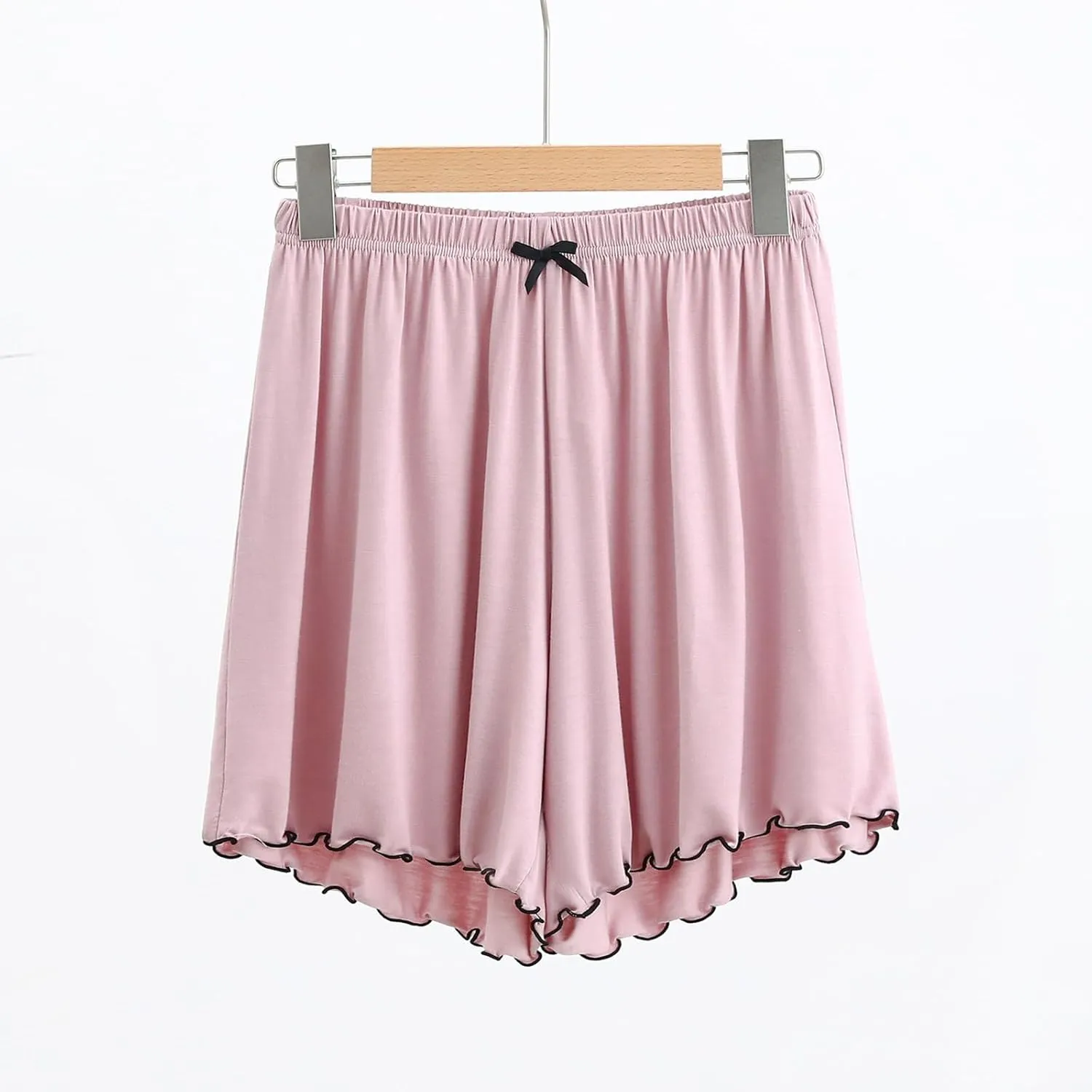 ZDRZK Womens Shorts Dressy Casual Elastic Waist Loose Lightweight Shorts Knee Length Quick Dry Moisture Wicking Shorts